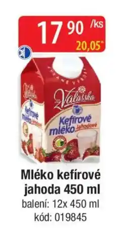 Qanto Mléko kefírové jahoda nabídka