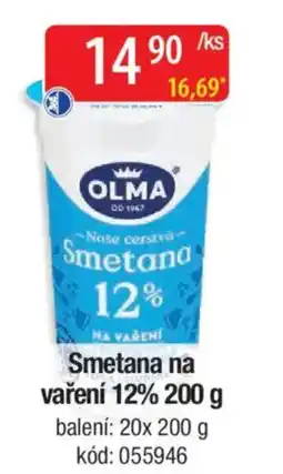Qanto OLMA Smetana na vaření 12% nabídka