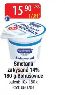 Qanto Smetana zakysaná 14% Bohušovice nabídka