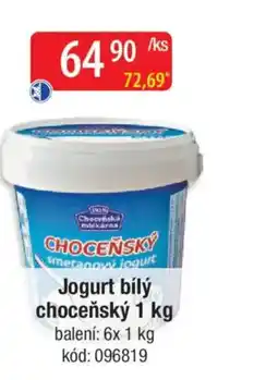 Qanto Jogurt bílý choceňský nabídka