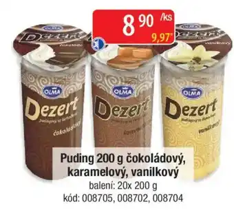 Qanto Puding čokoládový, karamelový, vanilkový nabídka