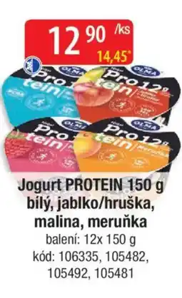 Qanto Jogurt Protein bílý, jablko/hruška, malina, meruňka nabídka