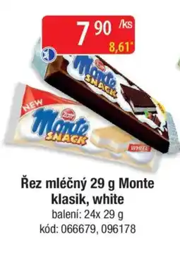 Qanto Řez mléčný Monte klasik, white nabídka