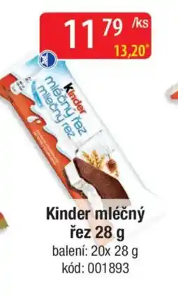 Qanto Kinder mléčný řez nabídka