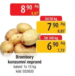 Qanto Brambory konzumní neprané nabídka
