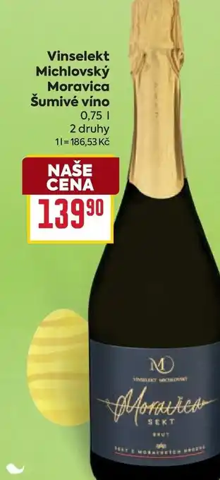 Vinselekt Michlovský Moravica Šumivé víno