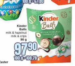 Jip Kinder Balls milk & hazelnut Easter milk & crips nabídka
