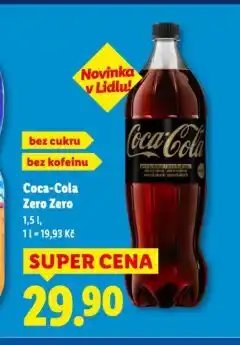 Lidl Coca cola, coca cola zero nabídka