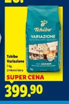 Lidl Tchibo variazione zrnková káva nabídka