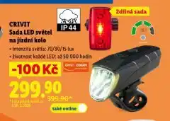 Lidl Sada led světel na jízdní kolo nabídka