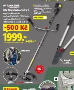 Lidl 40v aku křovinořez 2v1 nabídka