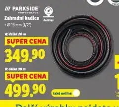 Lidl Zahradní hadice 30m nabídka