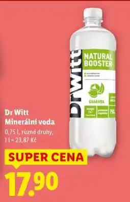 Lidl Dr Witt Minerální Voda nabídka