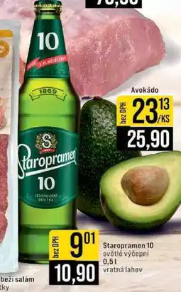 Jip Staropramen 10 světlé výčepni nabídka