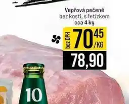 Jip Vepřová pečeně bez kosti, s řetízkem cca 4 kg 1kg nabídka