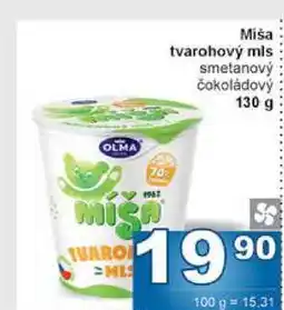 Jip Miša tvarohový mls smetanový čokoládový nabídka
