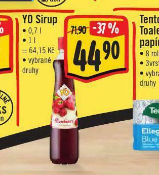 Jip Yo sirup nabídka