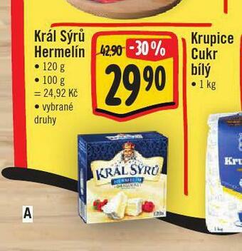 Jip Král sýrů hermelín nabídka