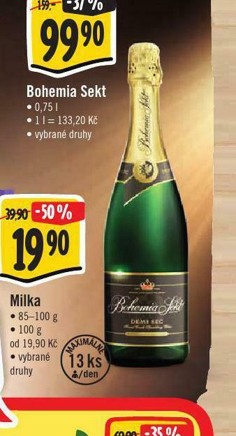 Jip Bohemia sekt nabídka