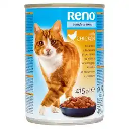 Jip Reno Kompletní krmivo pro dospělé kočky - kousky s kuřecím v omáčce 415g nabídka