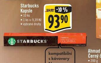 Jip Starbucks kapsle nabídka