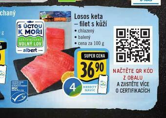 Jip Losos keta - filet s kůží nabídka
