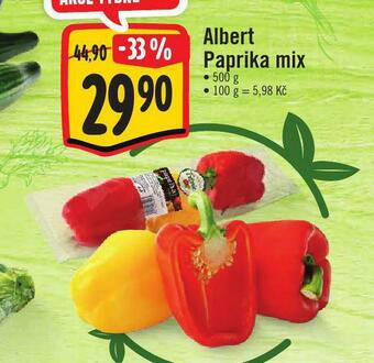 Jip Paprika mix nabídka