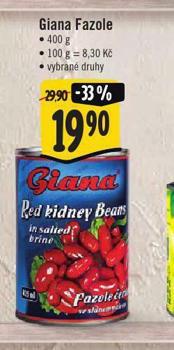 Jip Giana fazole nabídka