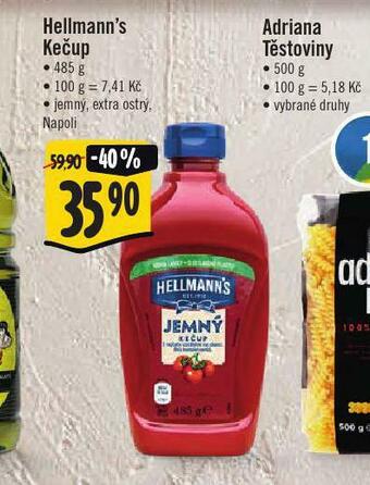 Jip Hellmann´s kečup nabídka