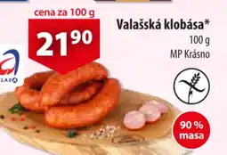 CBA Valašská klobása nabídka