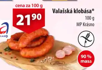 CBA Valašská klobása nabídka