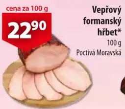 CBA Vepřový formanský hřbet nabídka