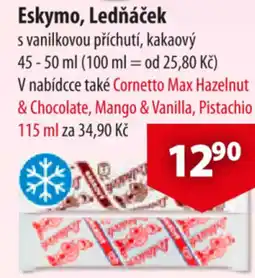 CBA Eskymo, Ledňáček nabídka