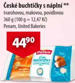 CBA České buchtičky s náplní nabídka