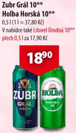 CBA Zubr Grál 10 Holba Horská 10 nabídka