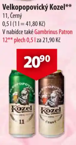 CBA Velkopopovický Kozel nabídka