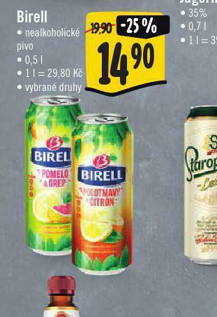 Jip Pivo birell nealko nabídka
