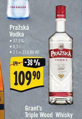 Jip Pražská vodka nabídka