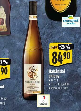 Jip Habánské sklepy nabídka