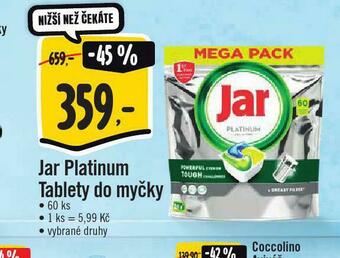 Jip Jar platinum tablety do myčky nabídka