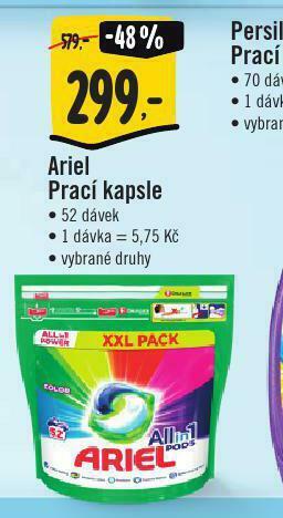 Jip Ariel prací kapsle nabídka