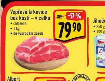 Albert Vepřová krkovice bez kosti nabídka