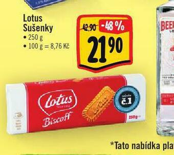 Albert Lotus sušenky nabídka