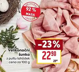 Billa Velikonoční šunka nabídka