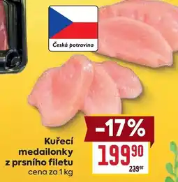 Billa Kuřecí medailonky z prsního filetu nabídka