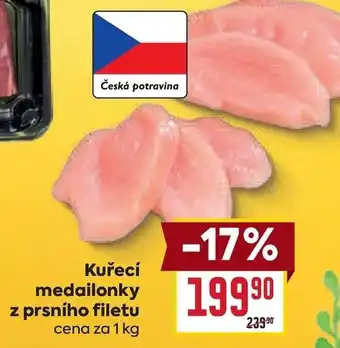 Billa Kuřecí medailonky z prsního filetu nabídka
