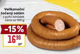 Billa Velikonoční točený salám nabídka