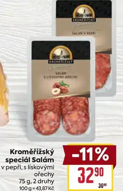 Billa Kroměřížský speciál Salám nabídka