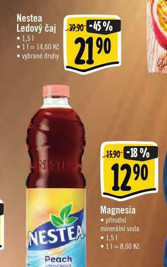 Albert Nestea ledový čaj nabídka