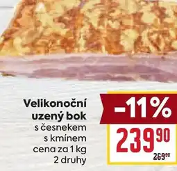 Billa Velikonoční uzený bok nabídka